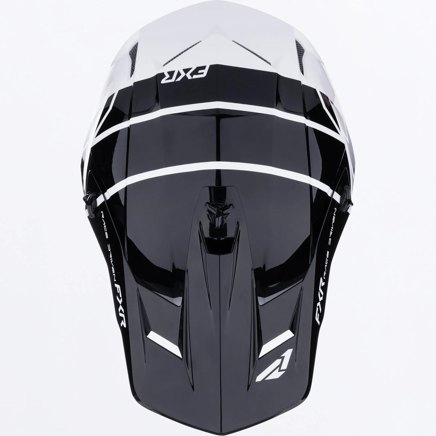 FXR Clutch MX Helmet Youth's White/Black Size M