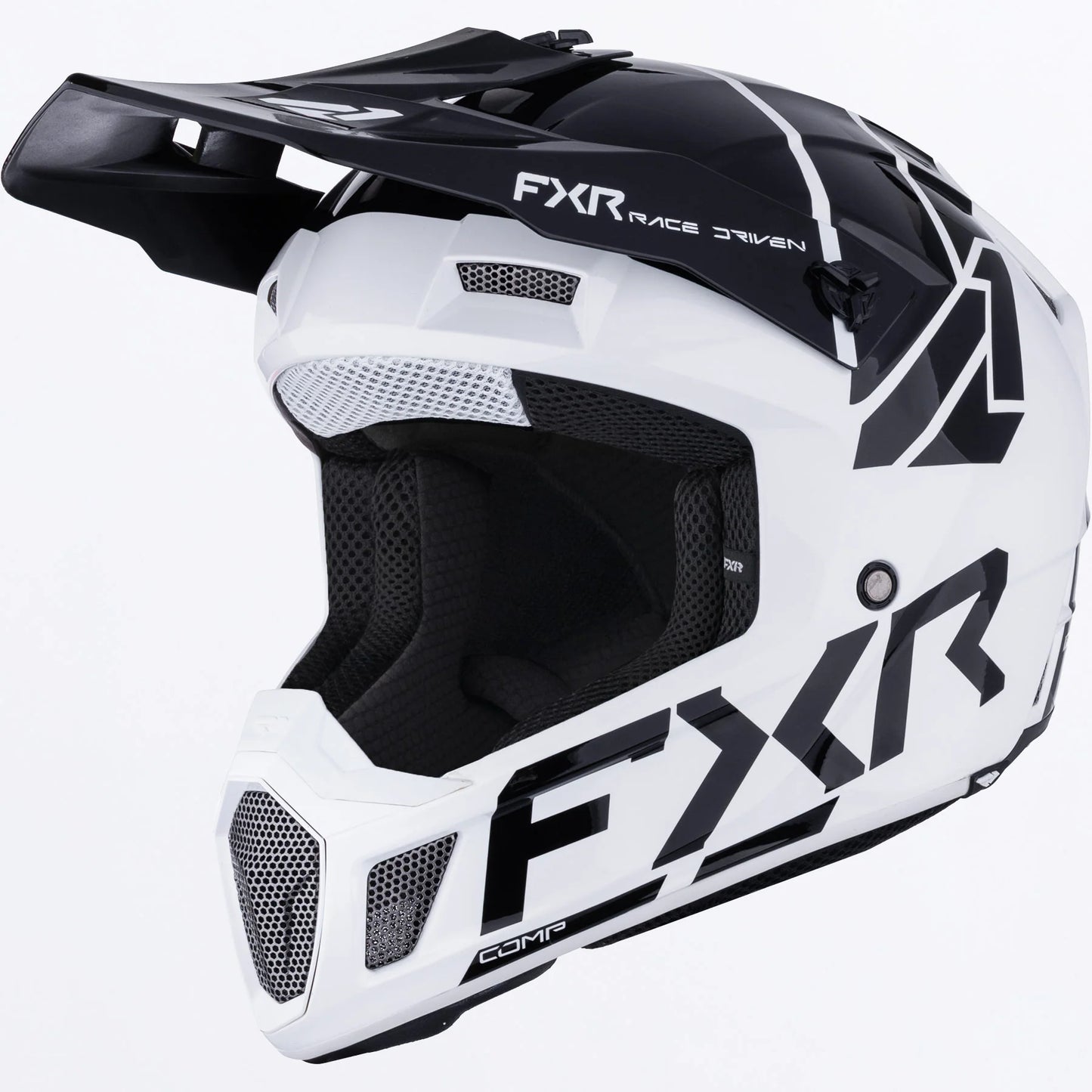 FXR Clutch Comp MX Helmet White/Black Size 2XL