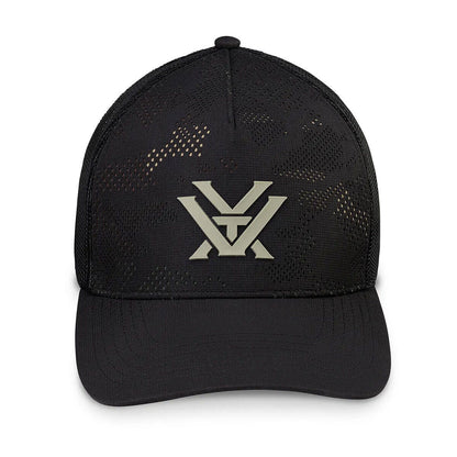 Vortex Black Through and through Camo Cap