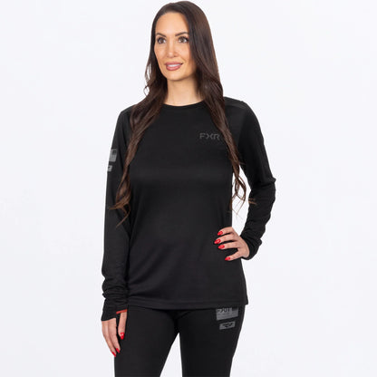 FXR Women's Vapor Merino Longsleeve Base Layer Shirt