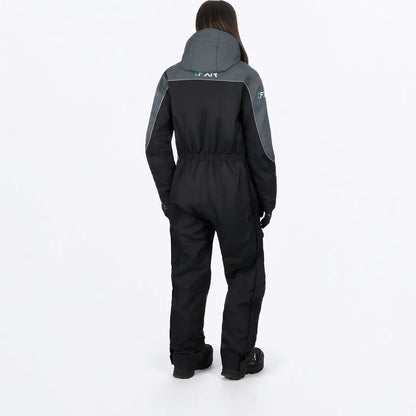 FXR Excursion Monosuit Women's Black/Char/Mint Size 10