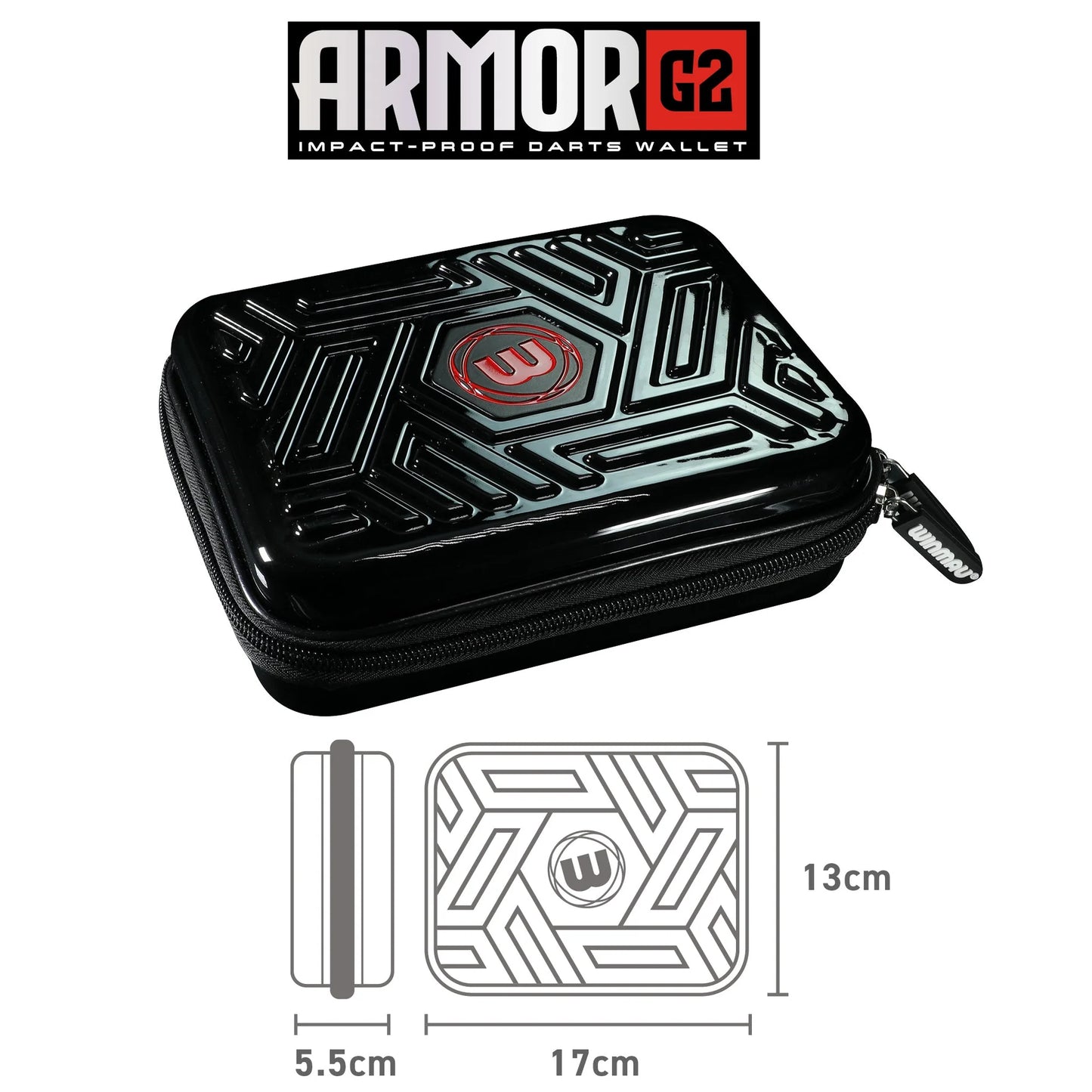 Winmau Armor GT2 Dart Case Black