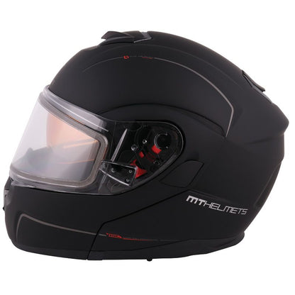 MT Helmets Atom SV Double Lens Matte Black Size S
