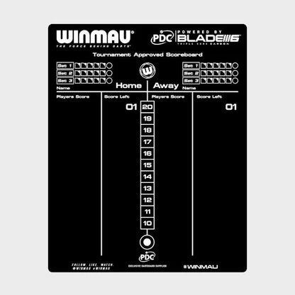 Winmau Dry-Erase Darts Scoreboard