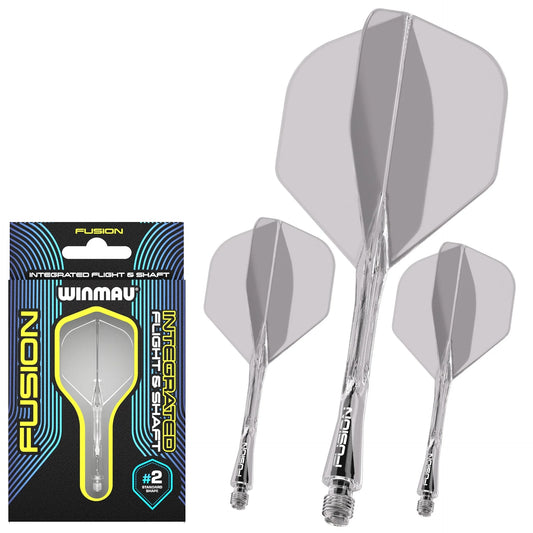 Winmau Fusion #2 Dart Flight and Shaft Clear Medium