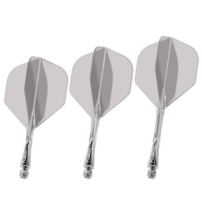 Winmau Fusion #2 Dart Flight and Shaft Clear Medium