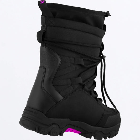 FXR X-Plore Short Boots Black/Fuchsia Women's Size 11