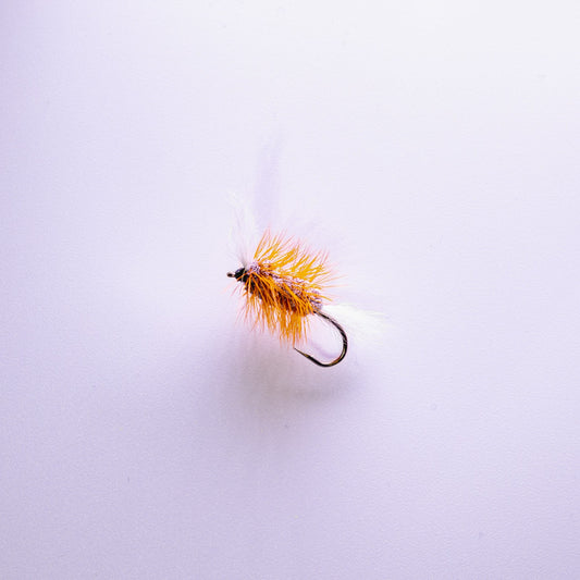 Dry Fly Orange Hackle Bomber #8