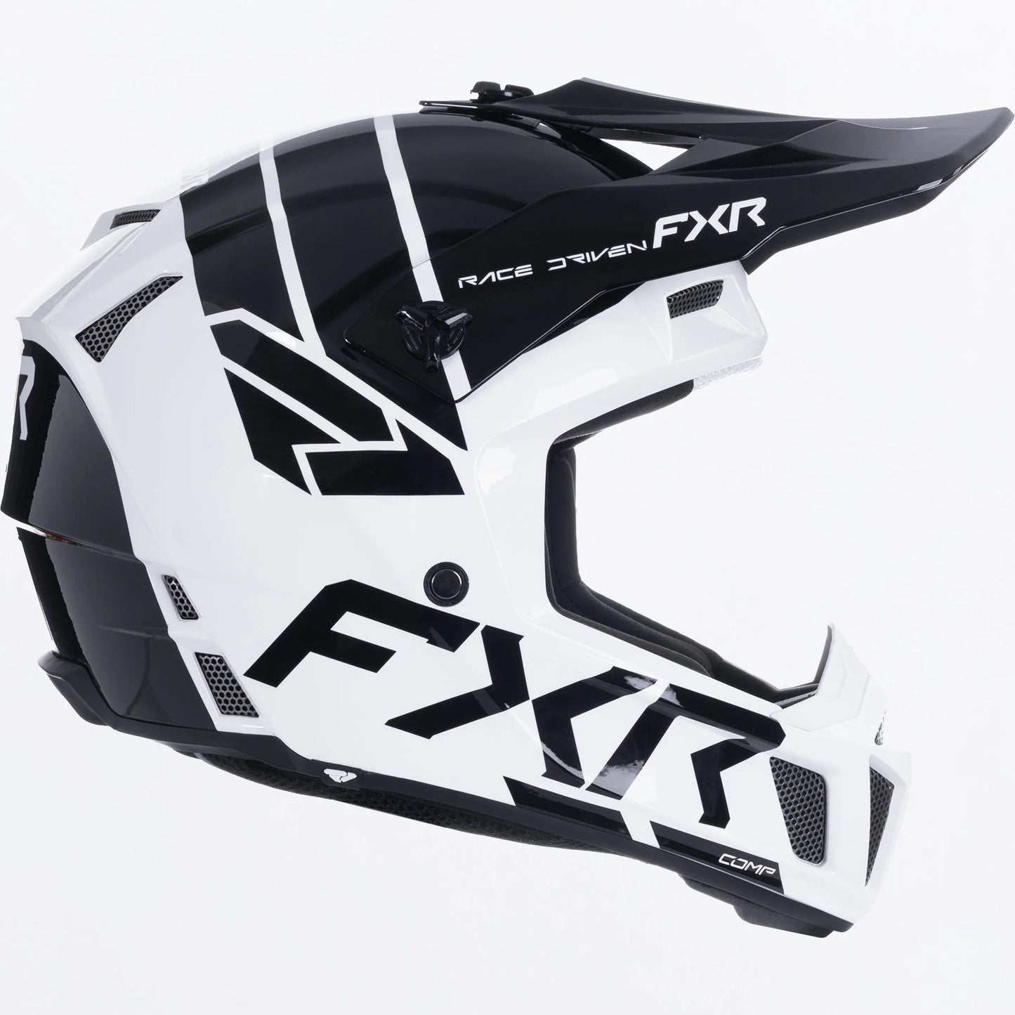 FXR Clutch MX Helmet Youth's White/Black Size M