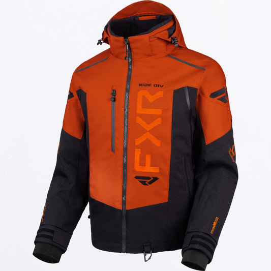 FXR Helium X Jacket Burnt Orange and Black Size 2XL