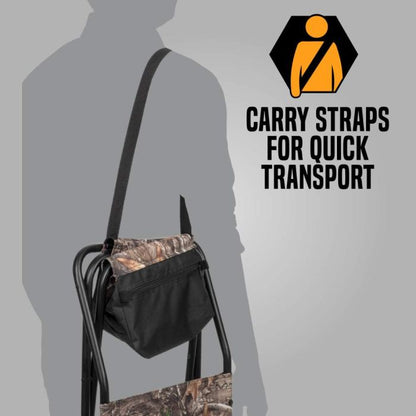 Allen Vanish Foldable Seat with Backrest Camo