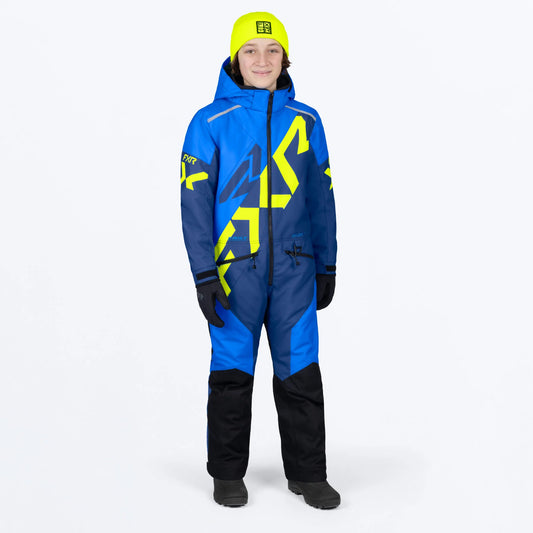 FXR Cold Cross CX Monosuit Blue/Dark Blue/HiVis Size 16