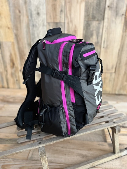 RIDE PACK OS BLACK/CHAR/FUCHSI