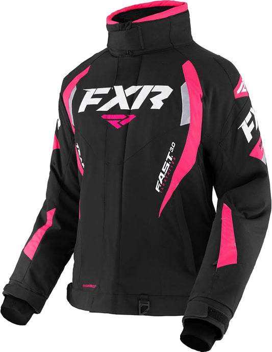 FXR Team FX Jacket Women's Black and Fuchsia Size 4