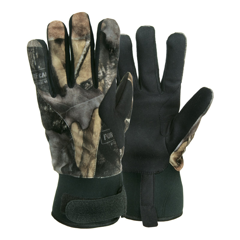 Backwoods Camo Hunting Gloves SM