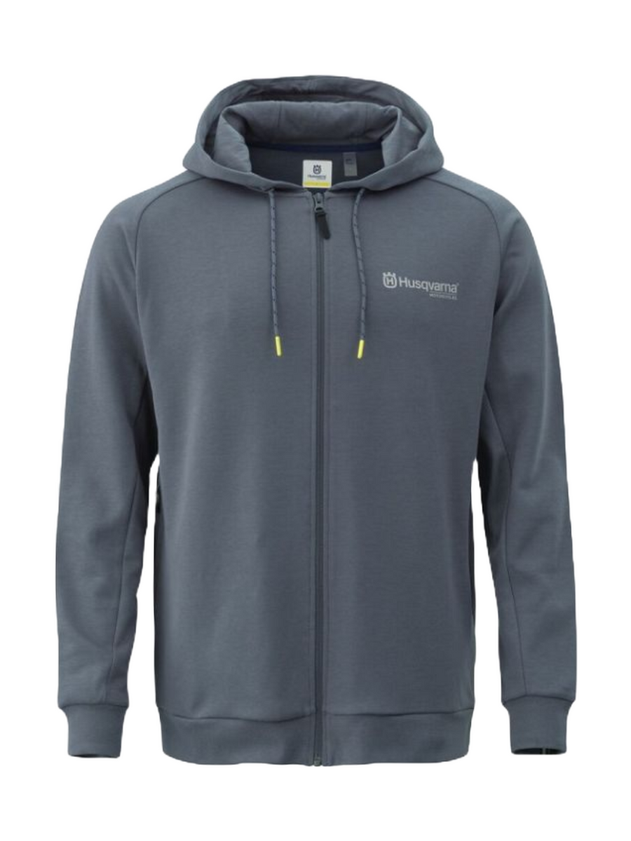 RAILED ZIP HOODIE LG