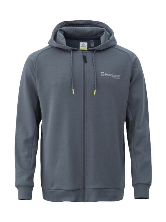 RAILED ZIP HOODIE LG