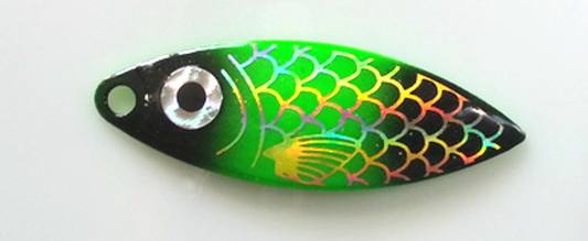 Green Fish Scale Spinner