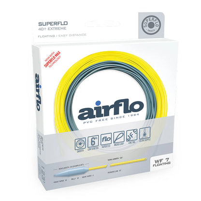 Airflo Superflo 40+ Extreme Fly Line WF8F Grey/Yellow