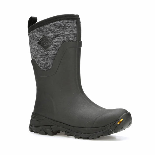 Muck Arctic Ice Vibram Arctic Grip Women's Black and Heather Mid Size 9
