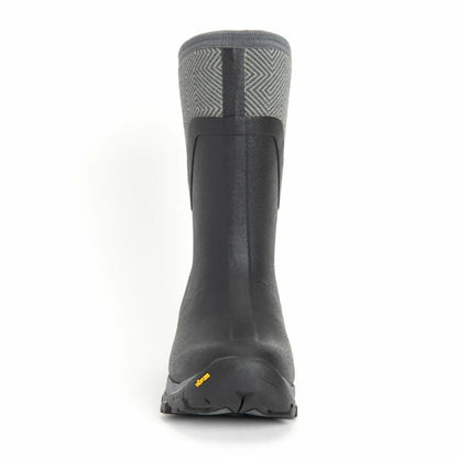 Muck Arctic Ice Vibram Arctic Grip Women's Black and Grey Geometric Mid Size 10