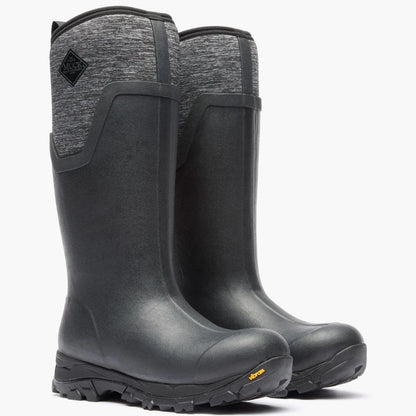 Muck Arctic Ice Vibram Arctic Grip Women's Black and Heather Tall Size 9