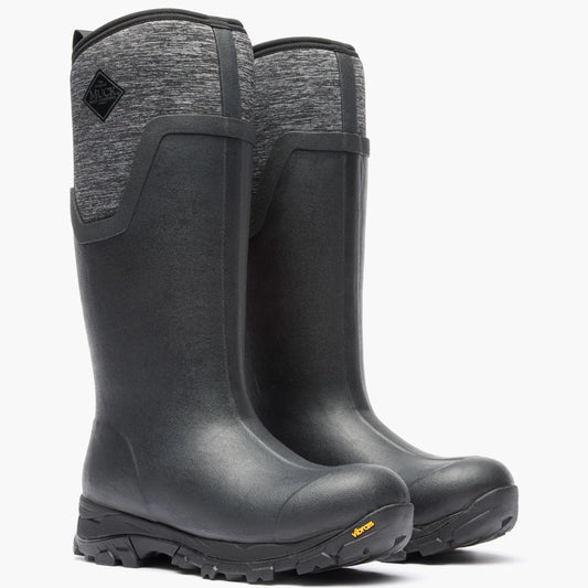 Muck Arctic Ice Vibram Arctic Grip Women's Black and Heather Tall Size 9