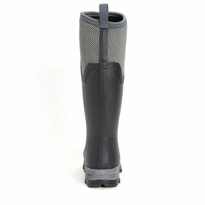 Muck Arctic Ice Vibram Arctic Grip Women's Black and Grey Geometric Tall Size 6