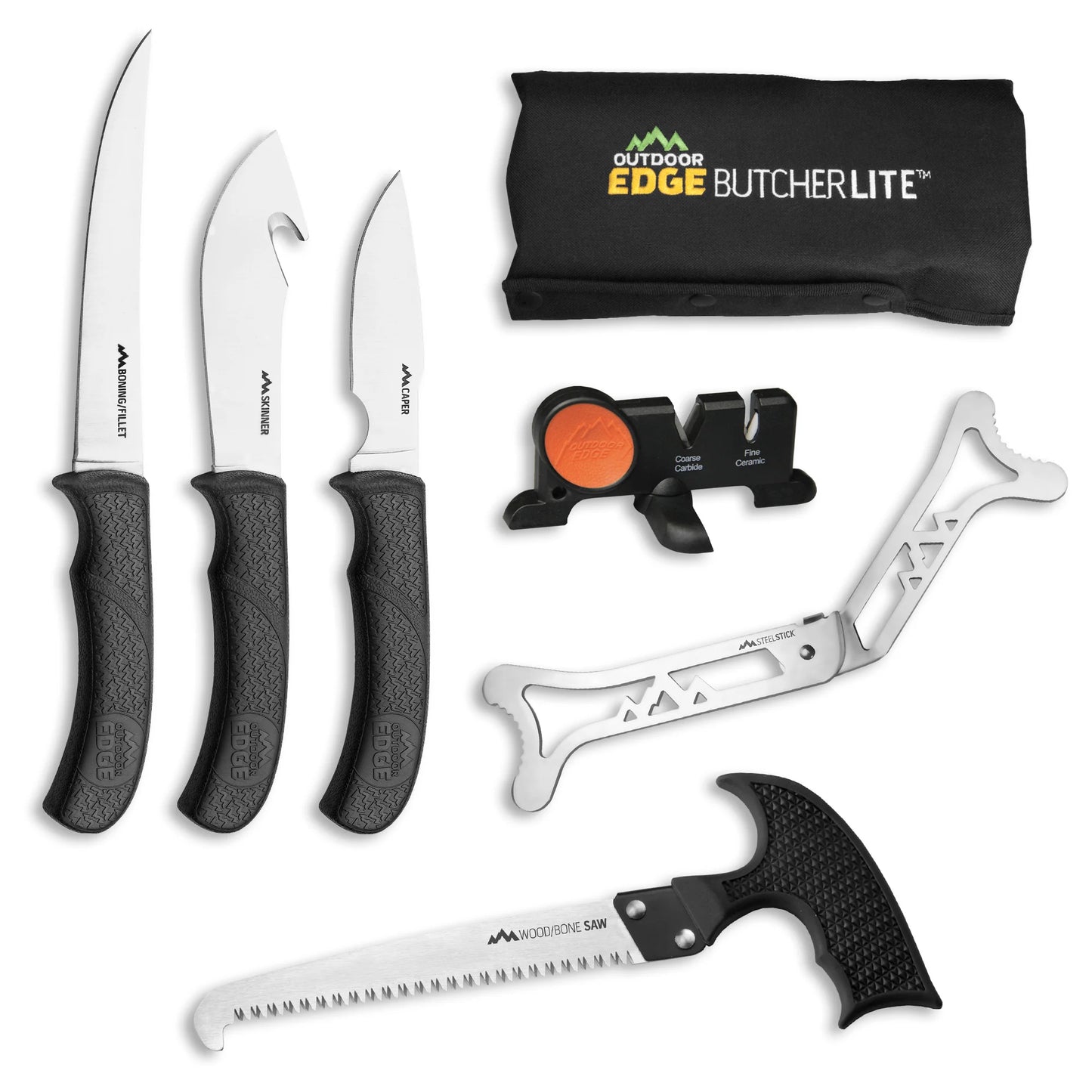 Outdoor Edge Butcher-Lite Knife Set 8-Piece