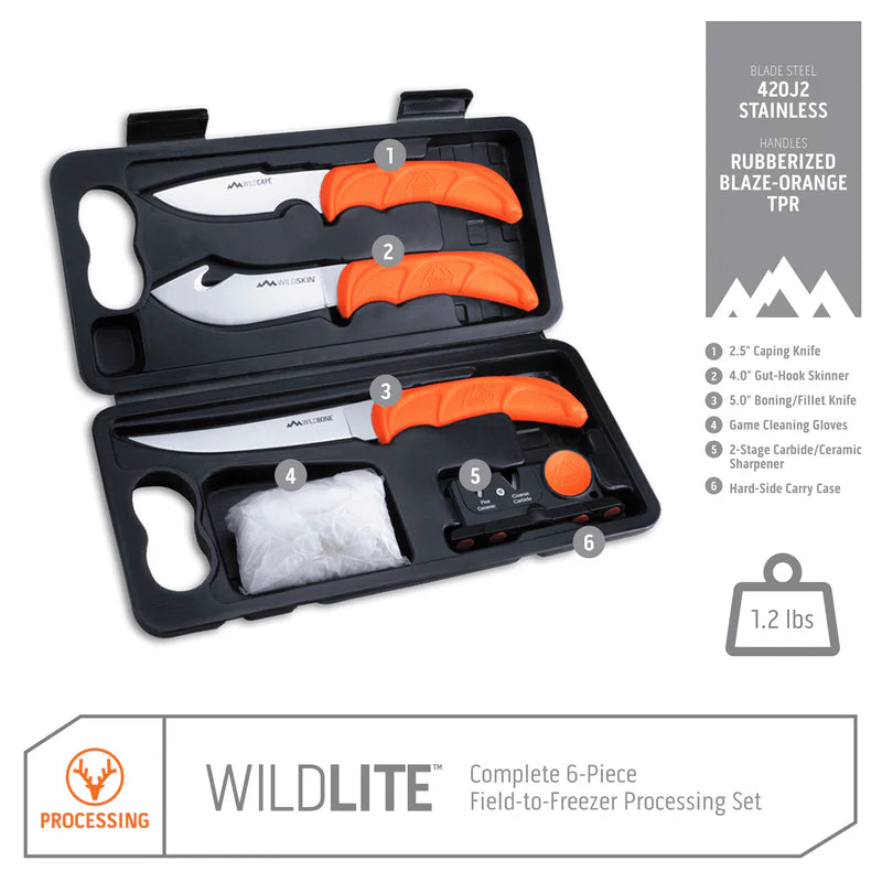 Outdoor Edge Wild Lite 6pc Set