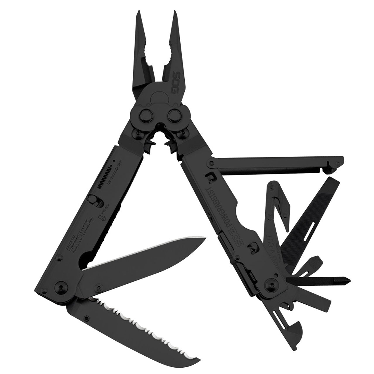 SOG Powerassist 16-Tool Multi-Tool with Sheath