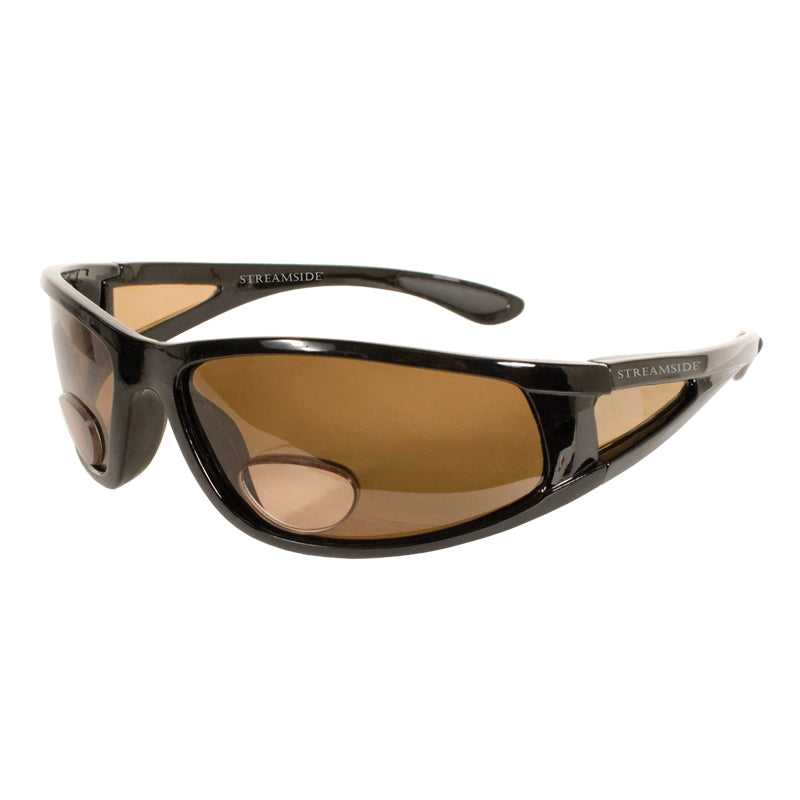 Streamside Polarized Sunglasses Bi-Focal Brown 2.00