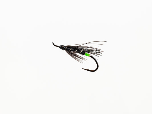Wet Fly Black Bear Green Butt #10