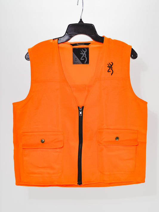 Browning Safety Vest Blaze Orange Junior Size 3XL