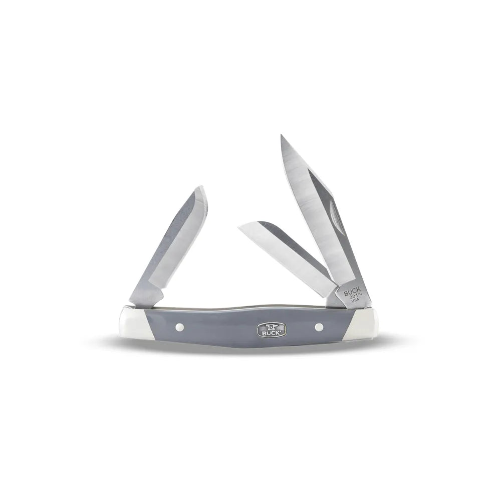 Buck Stockman 301 Knife with Grey Handle