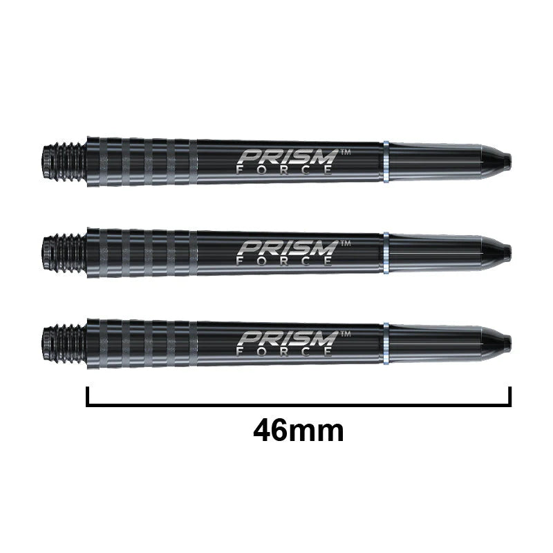 Winmau Prism Force Dart Shafts Black Medium