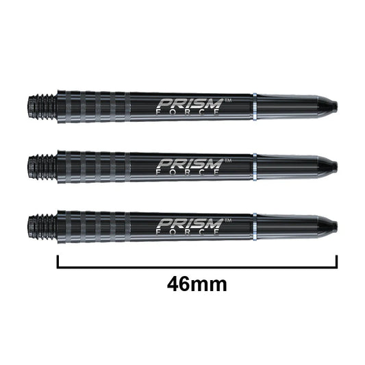 Winmau Prism Force Dart Shafts Black Medium