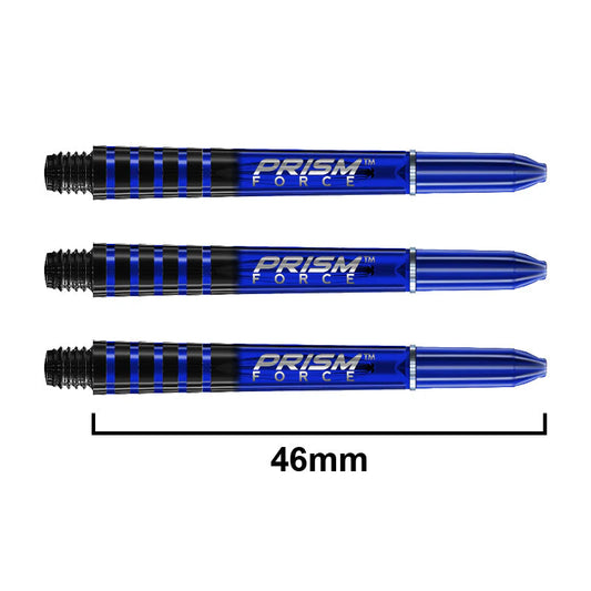 Winmau Prism Force Dart Shafts Blue Medium