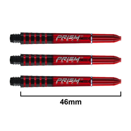 Winmau Prism Force Dart Shafts Red Medium