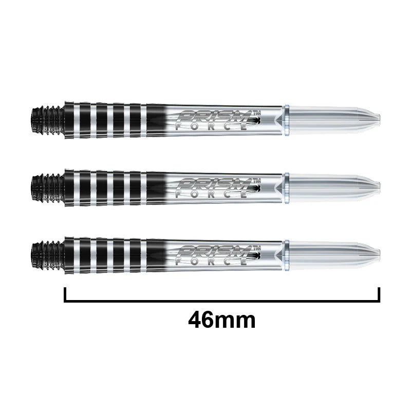 Winmau Prism Force Dart Shafts Clear Medium