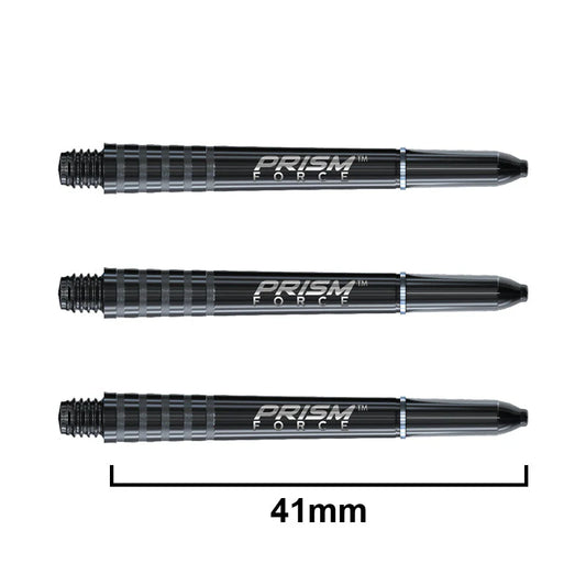 Winmau Prism Force Dart Shafts Black Intermediate
