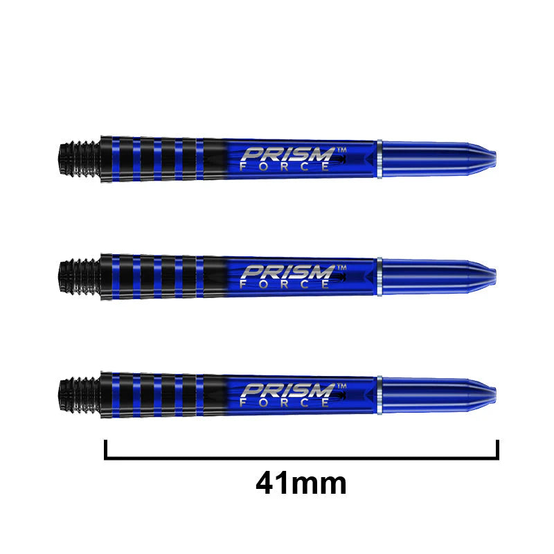 Winmau Prism Force Dart Shafts Blue Intermediate