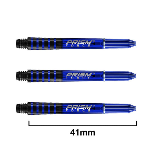 Winmau Prism Force Dart Shafts Blue Intermediate