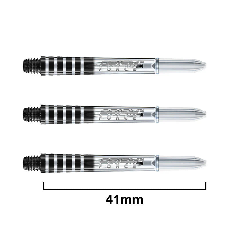 Winmau Prism Force Dart Shafts Clear Intermediate