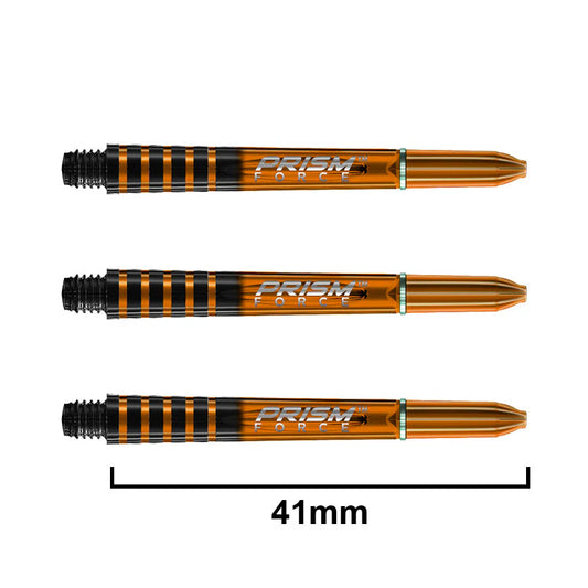 Winmau Prism Force Dart Shafts Orange Intermediate