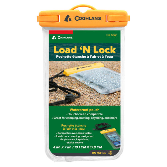 Coghlans Load & Lock Waterproof Pouch 4"x7"