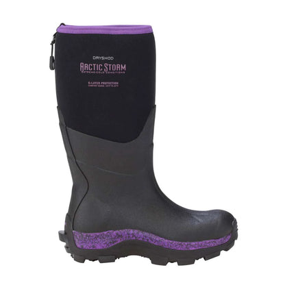 DryShod W's Arctic Storm Hi Black/Purple Size 9