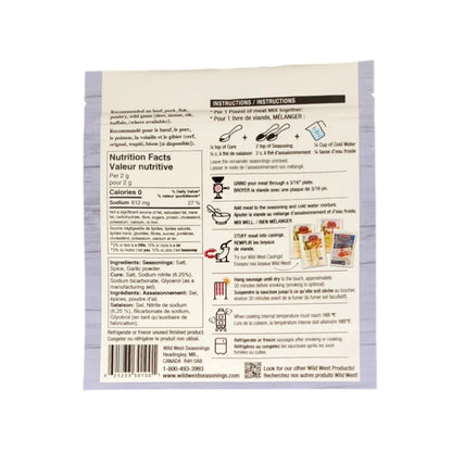 Wild West Jerky Seasoning European Garlic