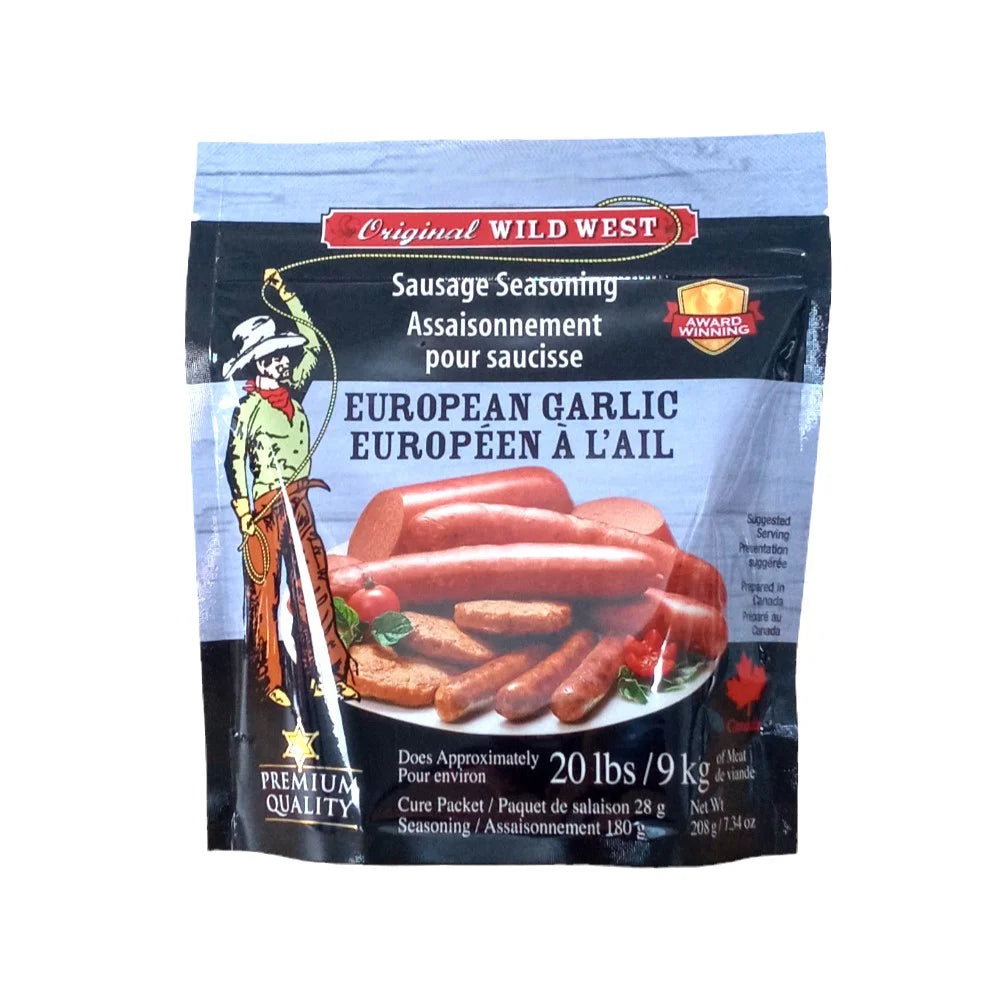 Wild West Jerky Seasoning European Garlic