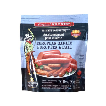 Wild West Jerky Seasoning European Garlic